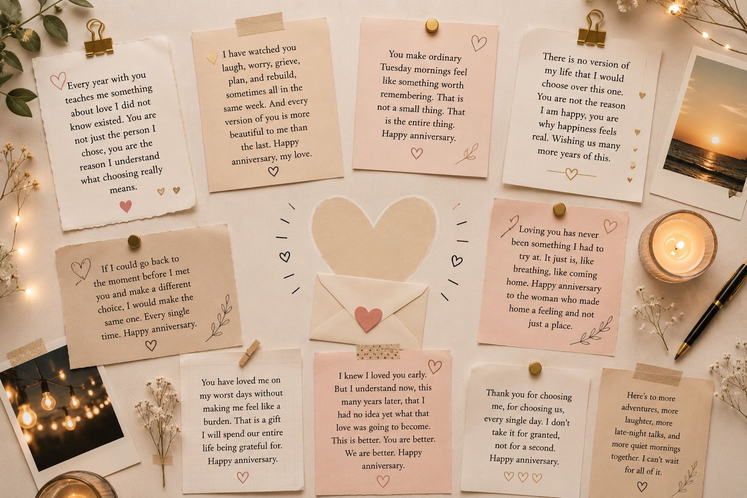 Romantic Anniversary Wishes for Wife That Stand Out